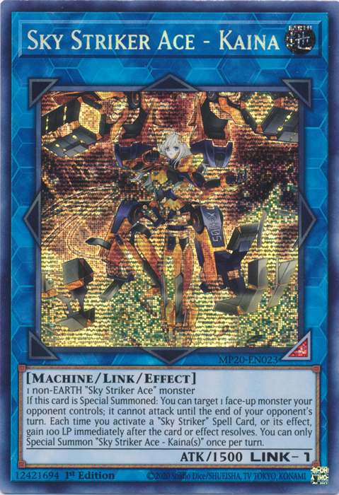 Sky Striker Ace - Kaina [MP20-EN023] Prismatic Secret Rare | L.A. Mood Comics and Games