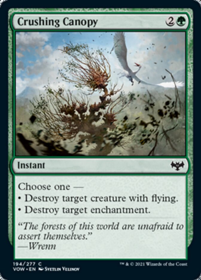 Crushing Canopy [Innistrad: Crimson Vow] | L.A. Mood Comics and Games