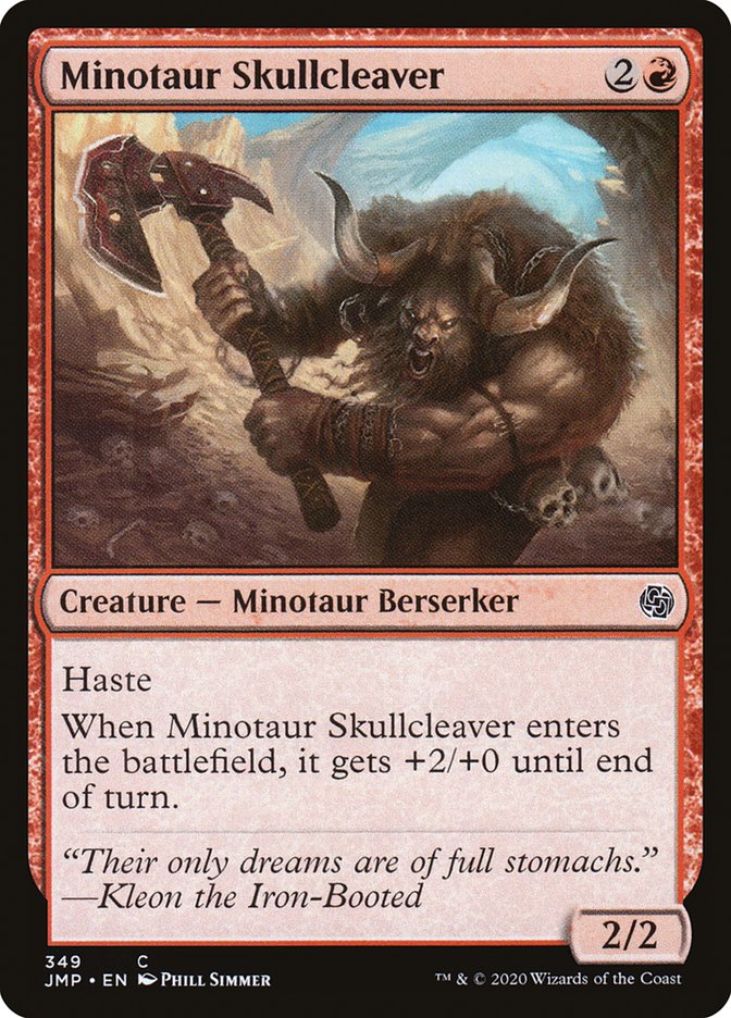 Minotaur Skullcleaver [Jumpstart] | L.A. Mood Comics and Games