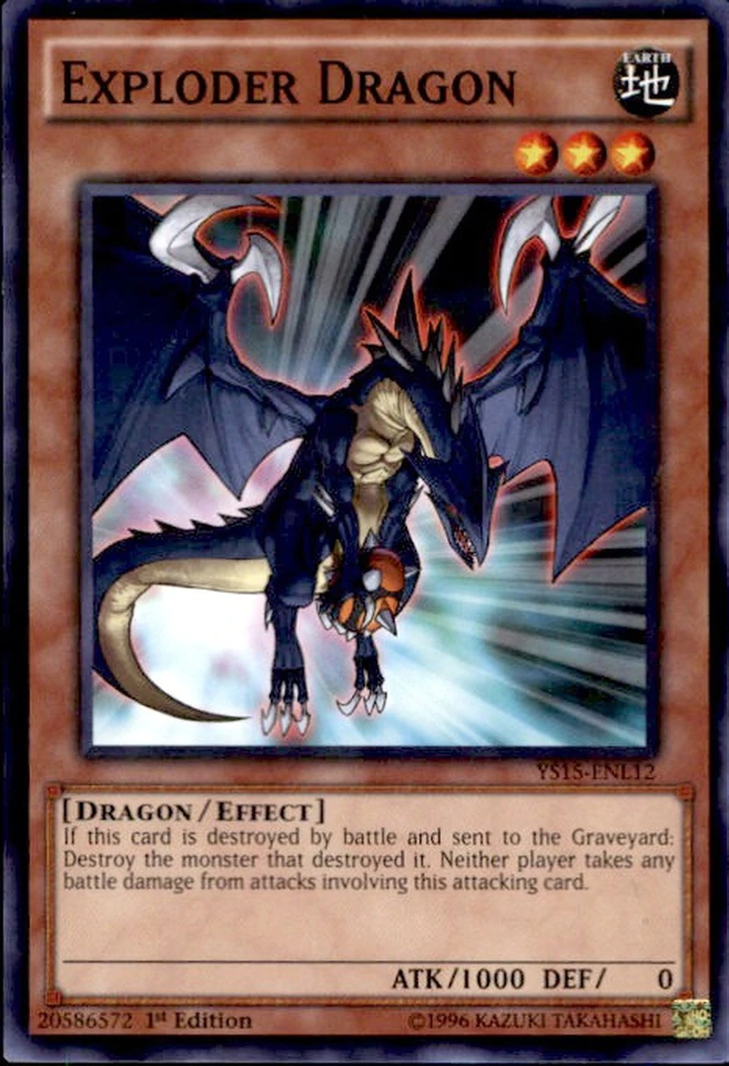 Exploder Dragon [YS15-ENL12] Shatterfoil Rare | L.A. Mood Comics and Games