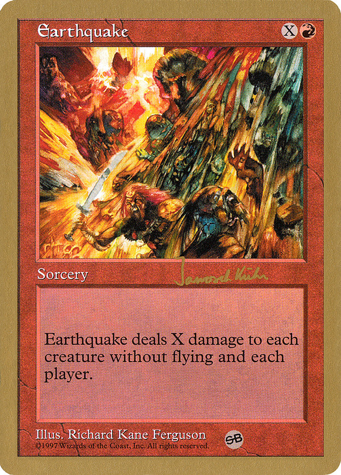 Earthquake (Janosch Kuhn) (SB) [World Championship Decks 1997] | L.A. Mood Comics and Games