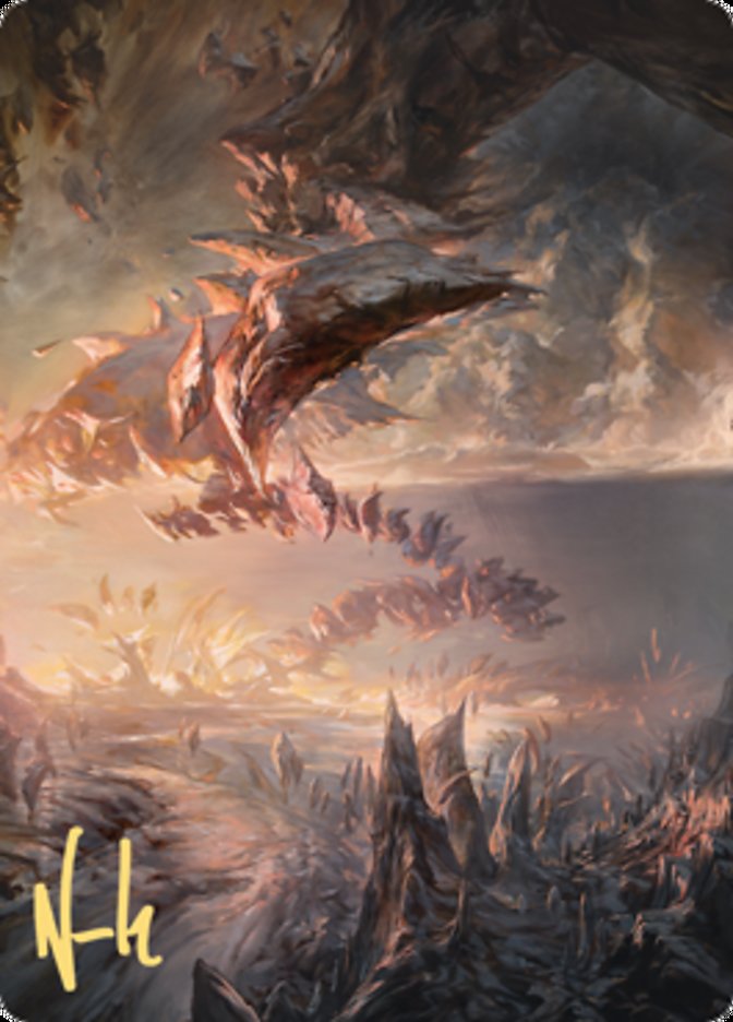 Needleverge Pathway Art Card (Gold-Stamped Signature) [Zendikar Rising Art Series] | L.A. Mood Comics and Games