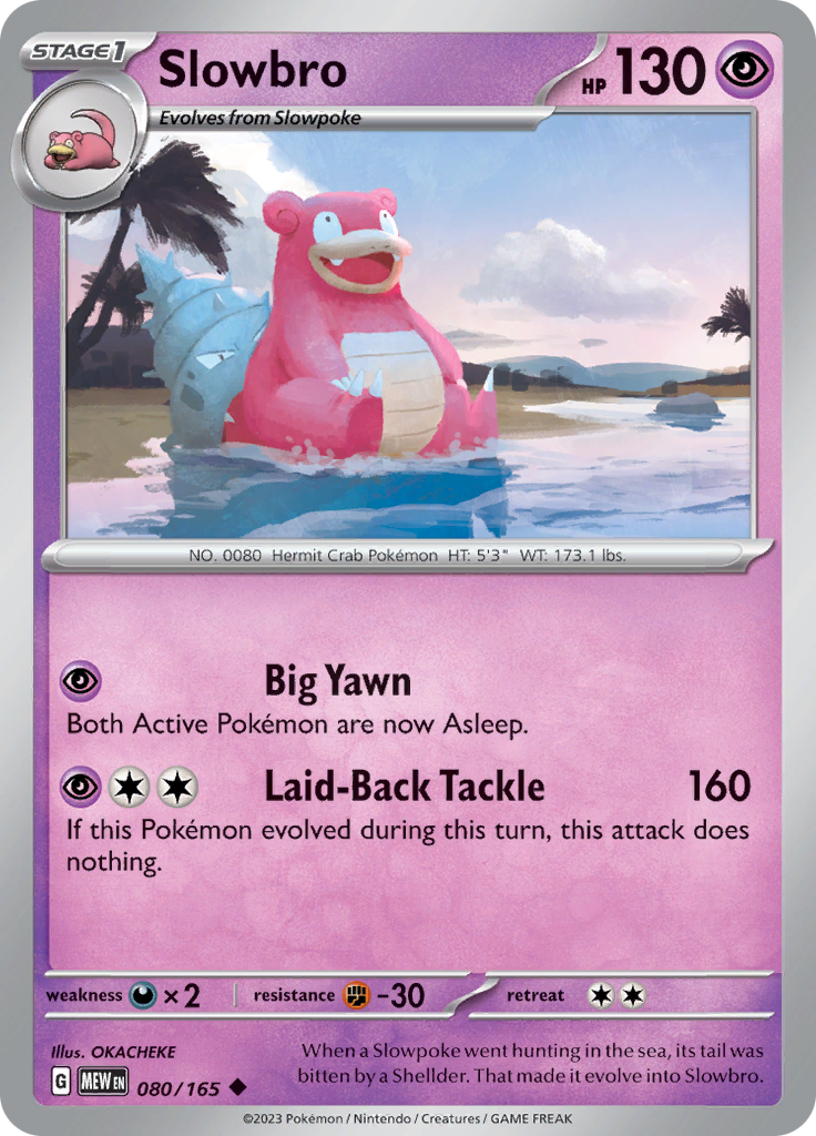 Slowbro (080/165) [Scarlet & Violet: 151] | L.A. Mood Comics and Games