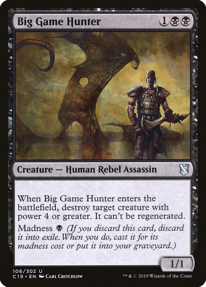 Big Game Hunter [Commander 2019] | L.A. Mood Comics and Games