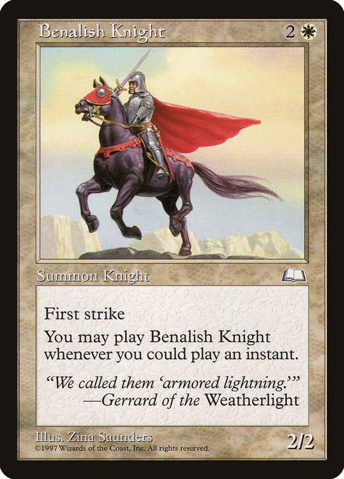 Benalish Knight [Weatherlight] | L.A. Mood Comics and Games