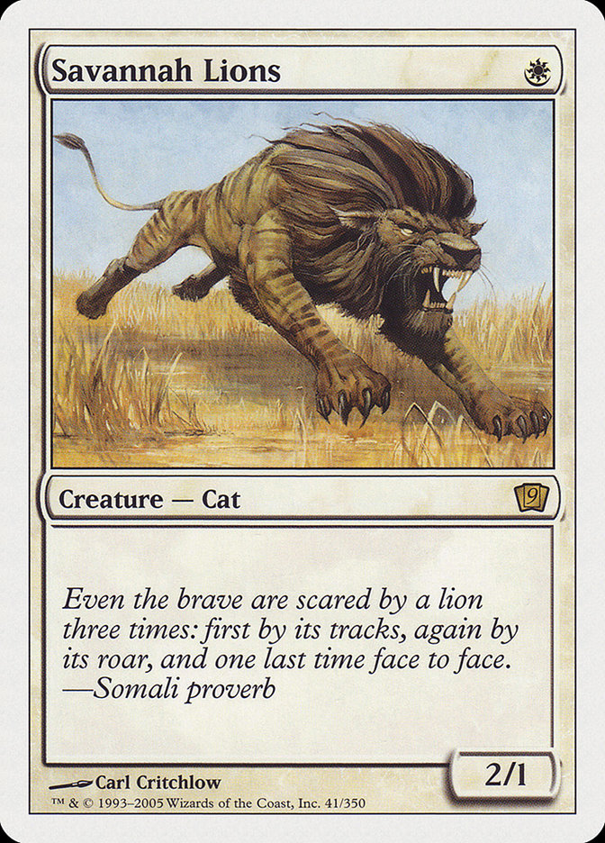 Savannah Lions [Ninth Edition] | L.A. Mood Comics and Games