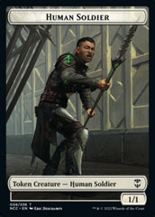 Eldrazi // Human Soldier Double-Sided Token [Streets of New Capenna Commander Tokens] | L.A. Mood Comics and Games