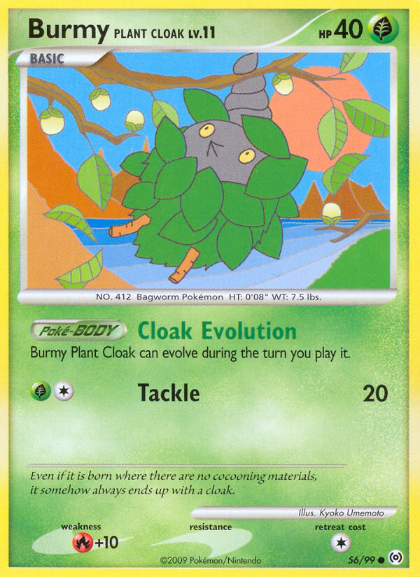 Burmy Plant Cloak (56/99) [Platinum: Arceus] | L.A. Mood Comics and Games