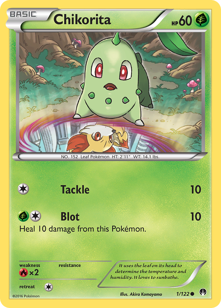 Chikorita (1/122) [XY: BREAKpoint] | L.A. Mood Comics and Games