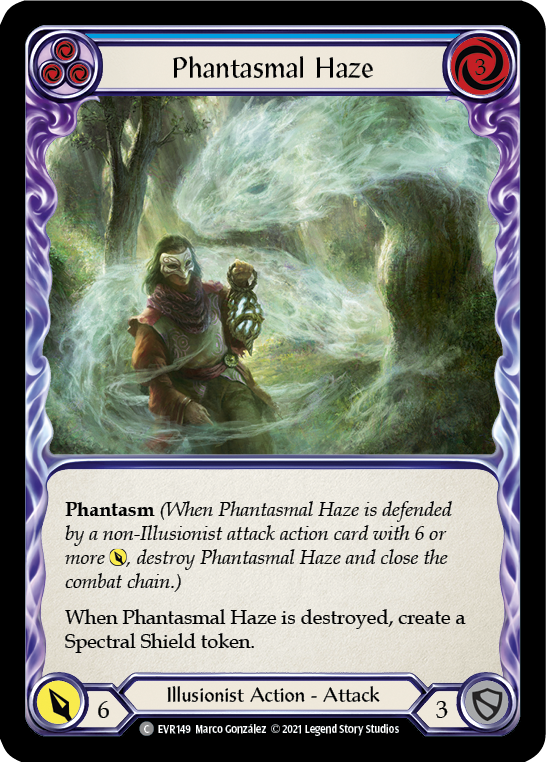 Phantasmal Haze (Blue) [EVR149] (Everfest)  1st Edition Normal | L.A. Mood Comics and Games