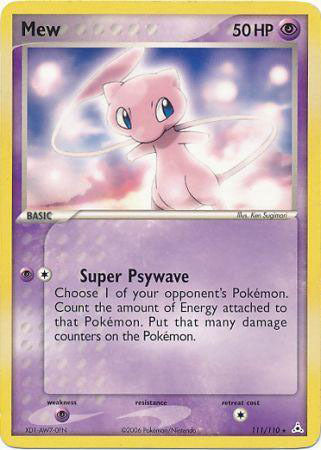 Mew (111/110) (Non Holo DVD Promo) [EX: Holon Phantoms] | L.A. Mood Comics and Games