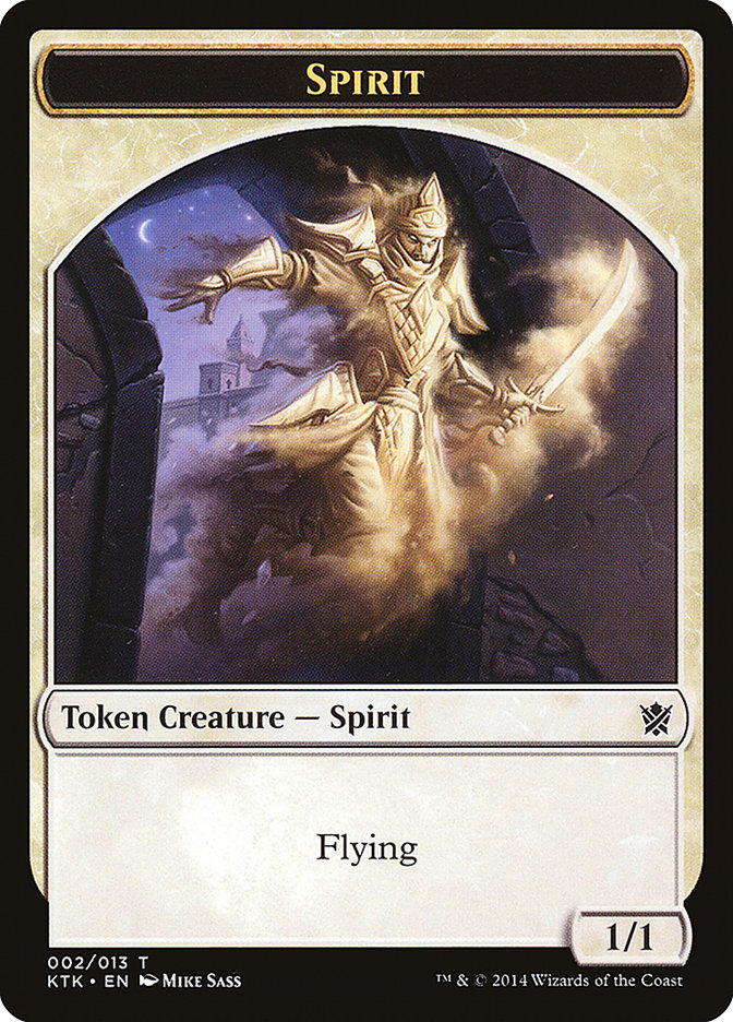 Spirit Token [Khans of Tarkir Tokens] | L.A. Mood Comics and Games