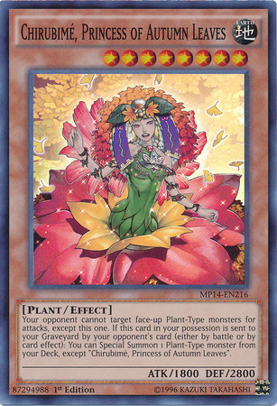 Chirubime, Princess of Autumn Leaves [MP14-EN216] Super Rare | L.A. Mood Comics and Games