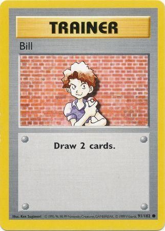 Bill (91/102) [Base Set Shadowless Unlimited] | L.A. Mood Comics and Games