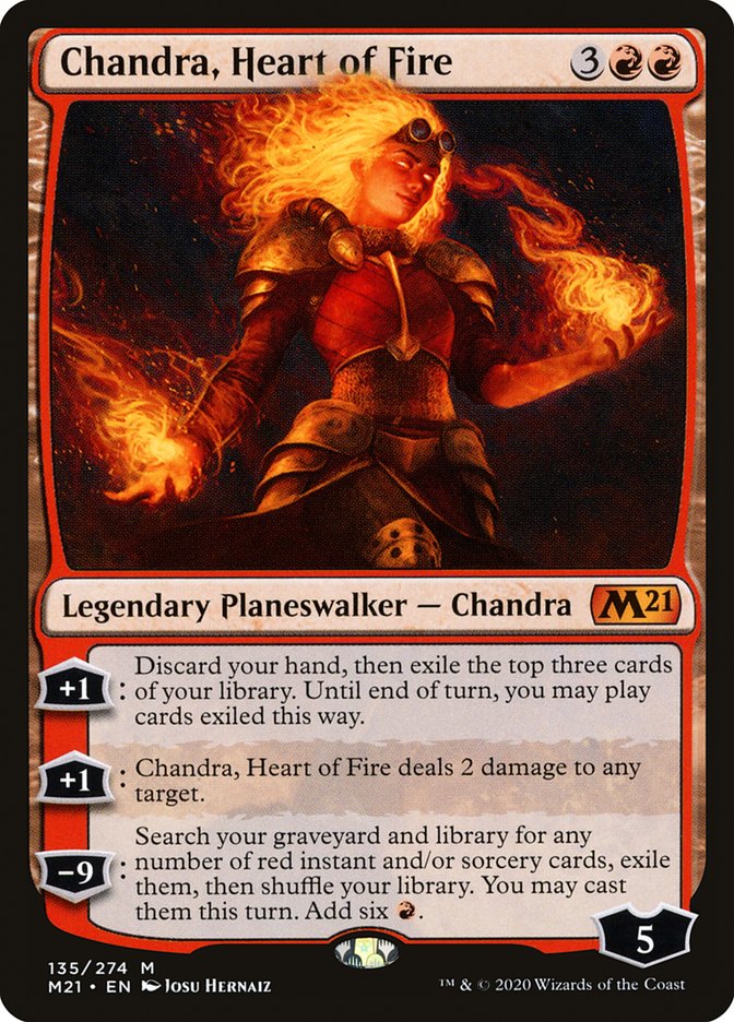 Chandra, Heart of Fire [Core Set 2021] | L.A. Mood Comics and Games