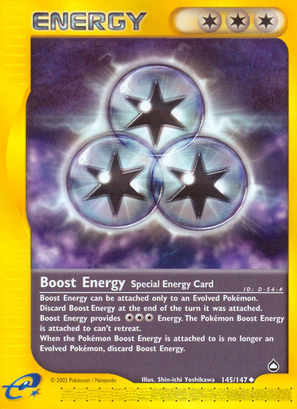 Boost Energy (145/147) [Aquapolis] | L.A. Mood Comics and Games