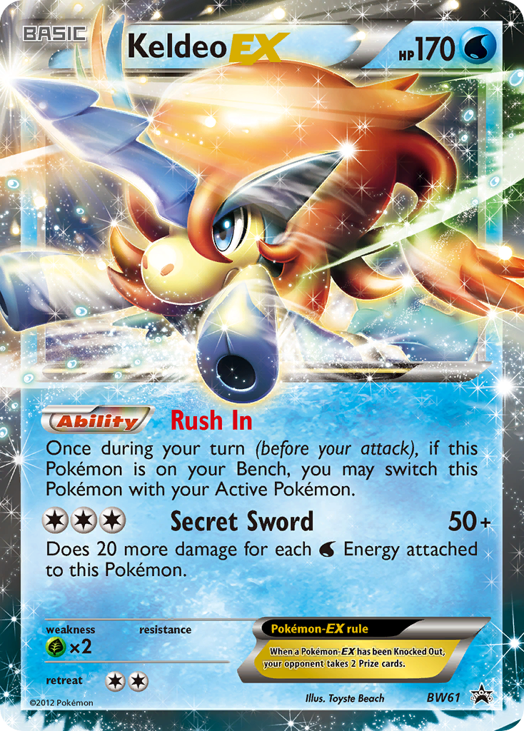 Keldeo EX (BW61) [Black & White: Black Star Promos] | L.A. Mood Comics and Games