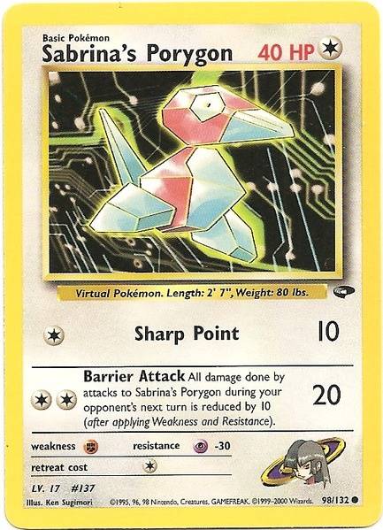 Sabrina's Porygon (98/132) [Gym Challenge Unlimited] | L.A. Mood Comics and Games