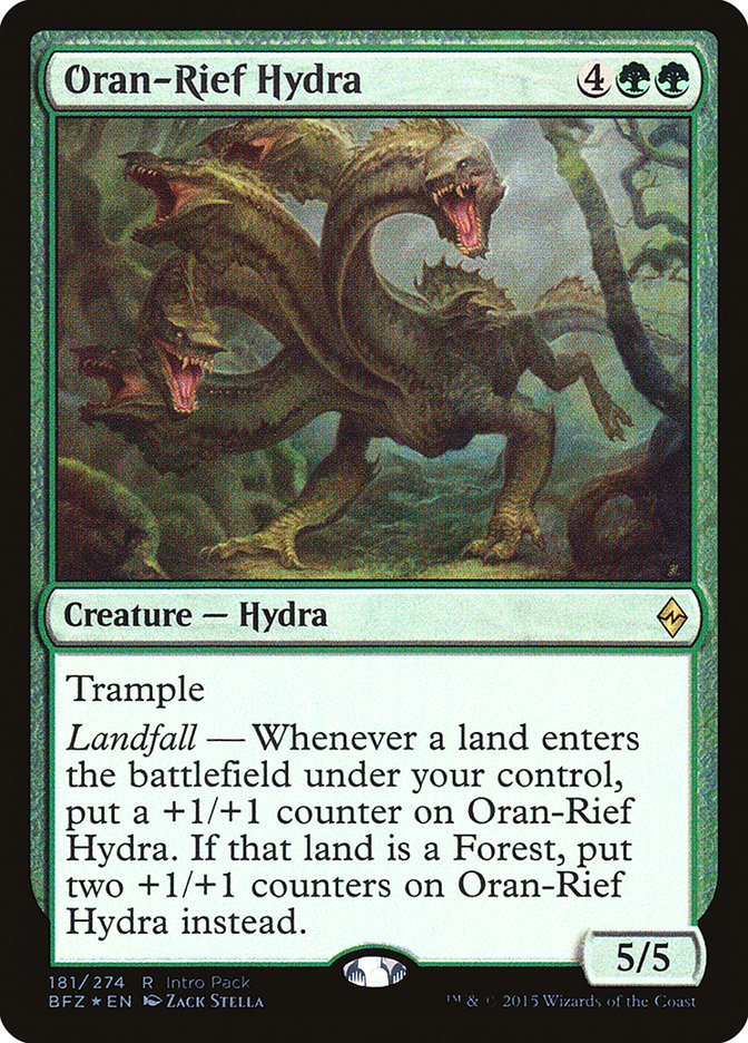 Oran-Rief Hydra (Intro Pack) [Battle for Zendikar Promos] | L.A. Mood Comics and Games