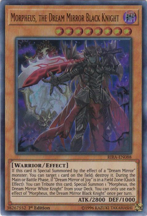 Morpheus, the Dream Mirror Black Knight [RIRA-EN088] Ultra Rare | L.A. Mood Comics and Games