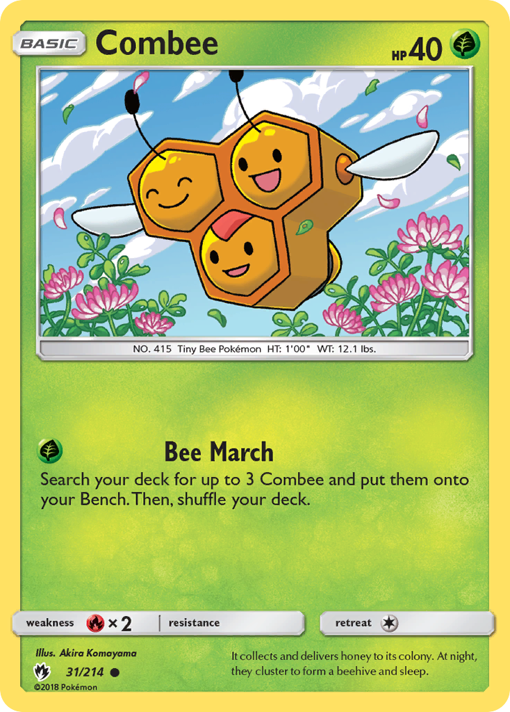 Combee (31/214) [Sun & Moon: Lost Thunder] | L.A. Mood Comics and Games