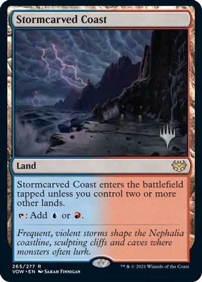 Stormcarved Coast (Promo Pack) [Innistrad: Crimson Vow Promos] | L.A. Mood Comics and Games