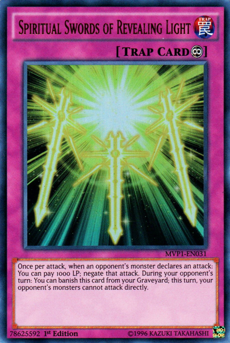 Spiritual Swords of Revealing Light [MVP1-EN031] Ultra Rare | L.A. Mood Comics and Games