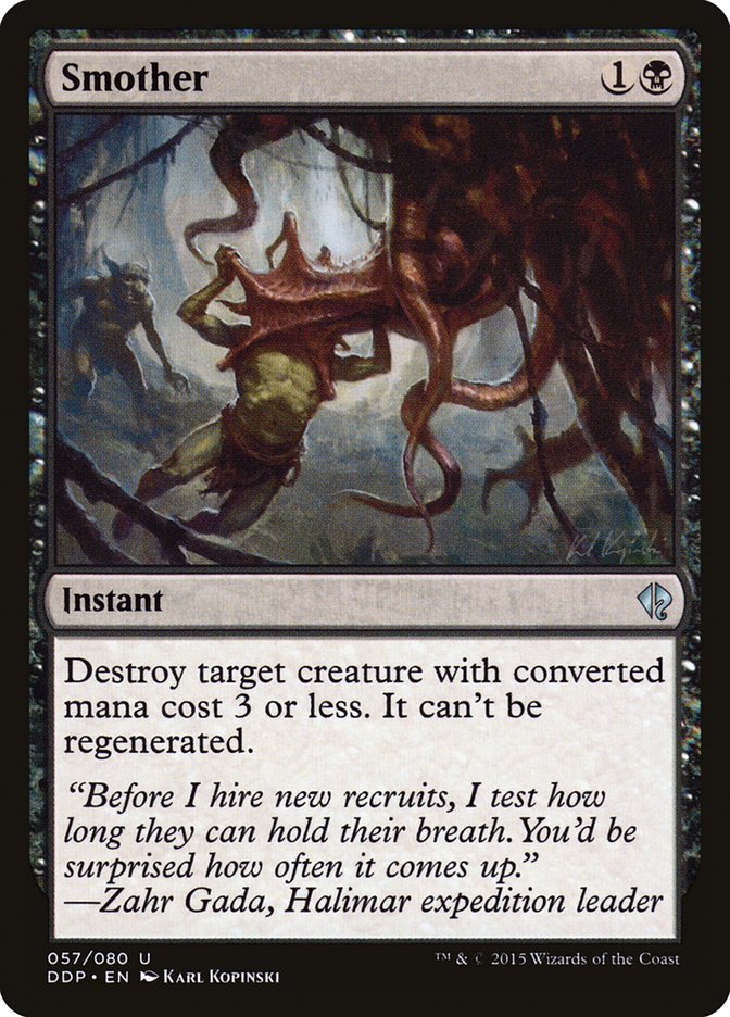 Smother [Duel Decks: Zendikar vs. Eldrazi] | L.A. Mood Comics and Games