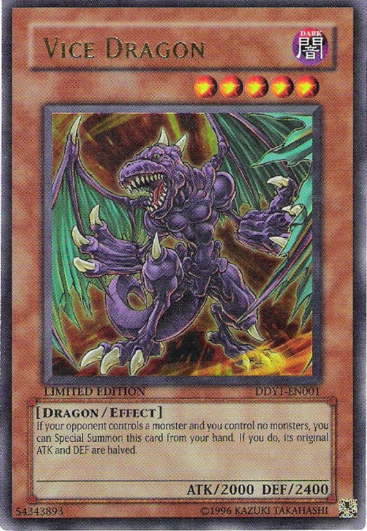 Vice Dragon (Promo) [DDY1-EN001] Ultra Rare | L.A. Mood Comics and Games