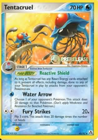 Tentacruel (45/92) (Prerelease Promo) [Nintendo: Black Star Promos] | L.A. Mood Comics and Games