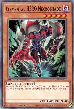 Elemental HERO Necroshade [SGX1-ENA11] Common | L.A. Mood Comics and Games