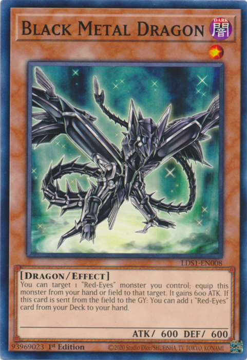 Black Metal Dragon [LDS1-EN008] Common | L.A. Mood Comics and Games