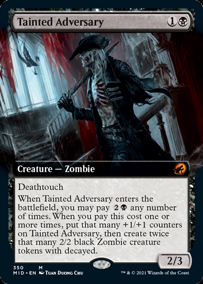 Tainted Adversary (Extended Art) [Innistrad: Midnight Hunt] | L.A. Mood Comics and Games