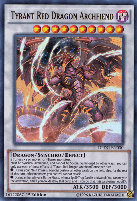 Tyrant Red Dragon Archfiend [DPDG-EN030] Ultra Rare | L.A. Mood Comics and Games