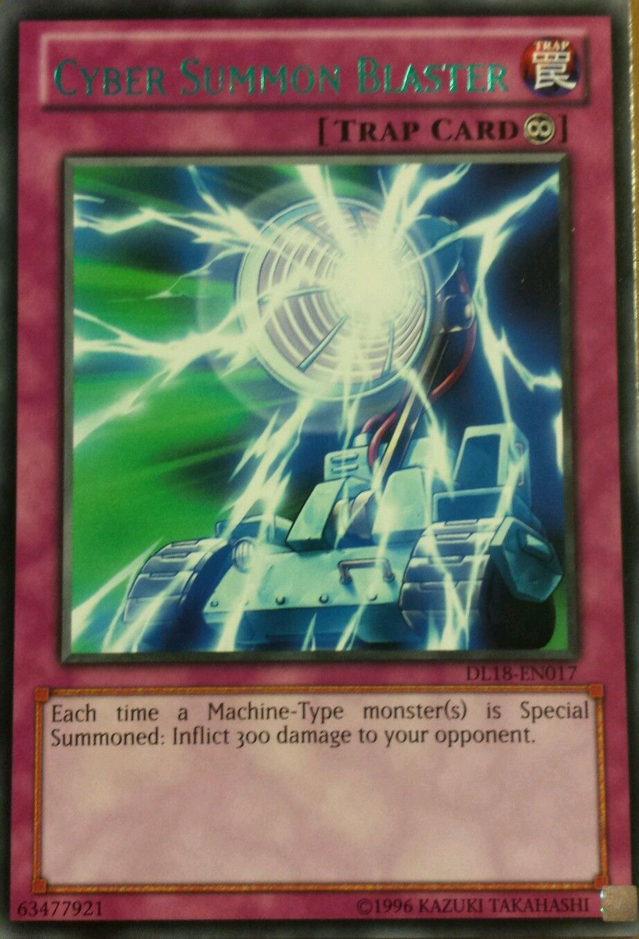 Cyber Summon Blaster (Green) [DL18-EN017] Rare | L.A. Mood Comics and Games