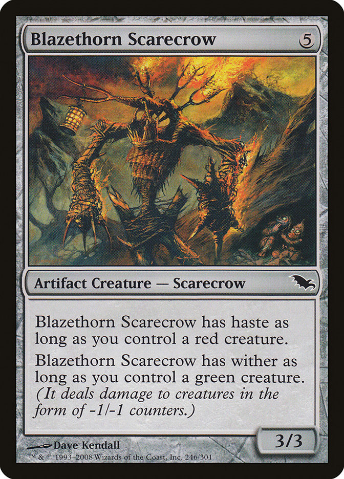 Blazethorn Scarecrow [Shadowmoor] | L.A. Mood Comics and Games