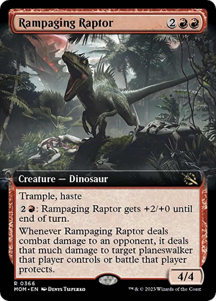 Rampaging Raptor (Extended Art) [March of the Machine] | L.A. Mood Comics and Games