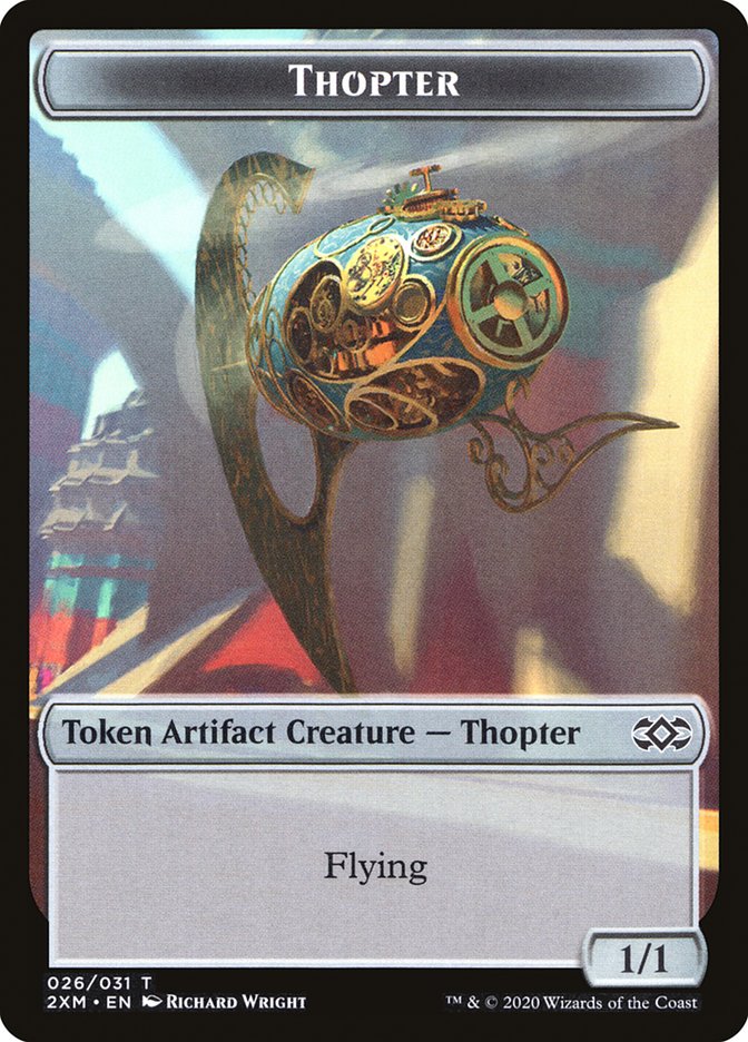 Servo // Thopter (026) Double-Sided Token [Double Masters Tokens] | L.A. Mood Comics and Games