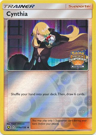 Cynthia (119a/156) (Regional Championship Promo) [Sun & Moon: Ultra Prism] | L.A. Mood Comics and Games