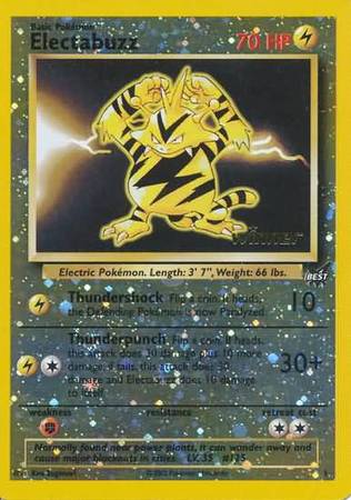 Electabuzz (1) (Winner) [Best of Promos] | L.A. Mood Comics and Games