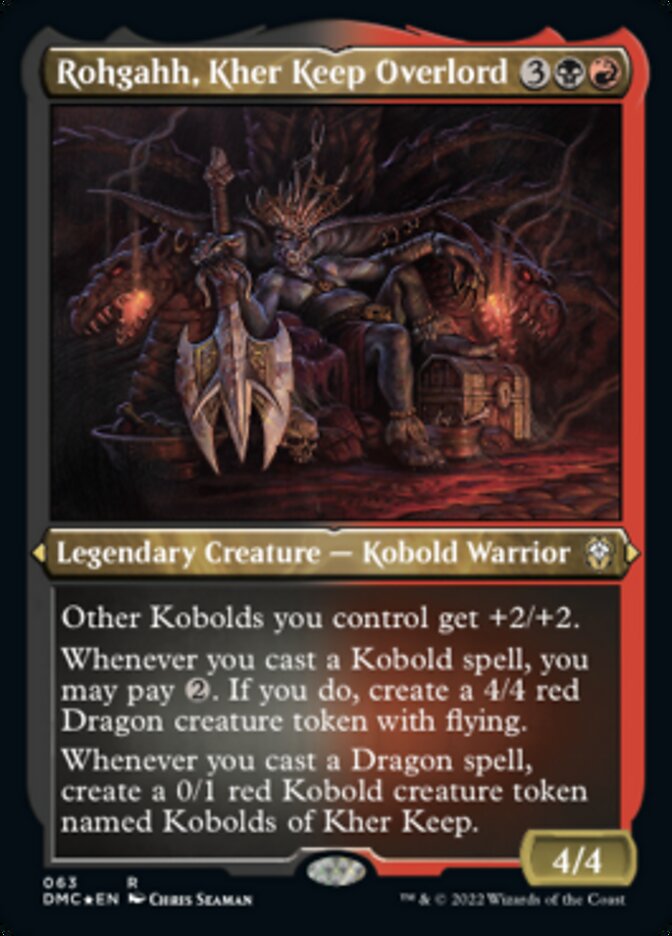 Rohgahh, Kher Keep Overlord (Foil Etched) [Dominaria United Commander] | L.A. Mood Comics and Games