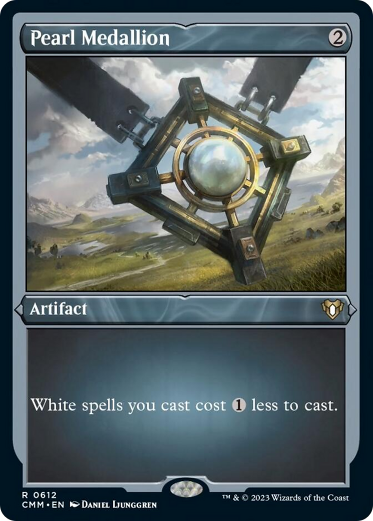 Pearl Medallion (Foil Etched) [Commander Masters] | L.A. Mood Comics and Games