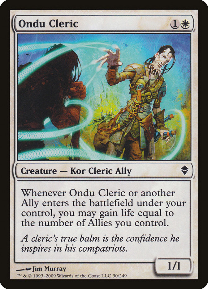 Ondu Cleric [Zendikar] | L.A. Mood Comics and Games