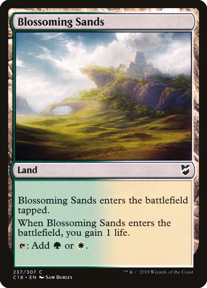 Blossoming Sands [Commander 2018] | L.A. Mood Comics and Games