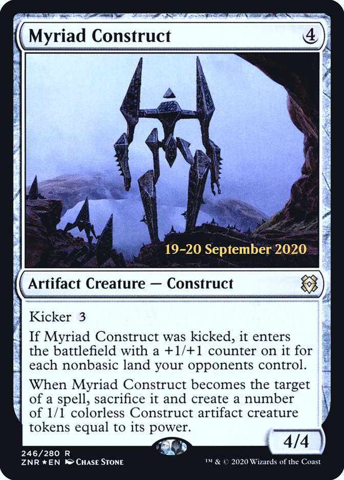 Myriad Construct [Zendikar Rising Prerelease Promos] | L.A. Mood Comics and Games