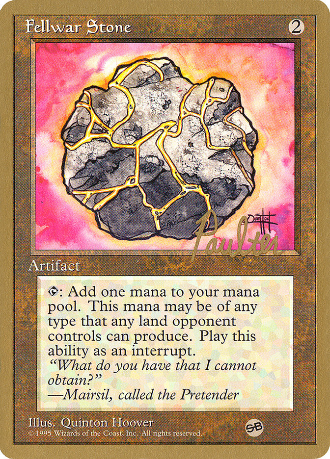 Fellwar Stone (Preston Poulter) (SB) [Pro Tour Collector Set] | L.A. Mood Comics and Games