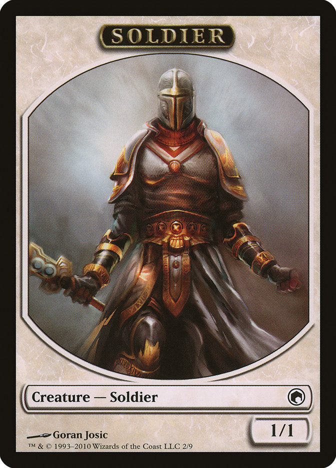 Soldier Token [Scars of Mirrodin Tokens] | L.A. Mood Comics and Games