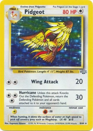 Pidgeot (8/64) [Jungle Unlimited] | L.A. Mood Comics and Games