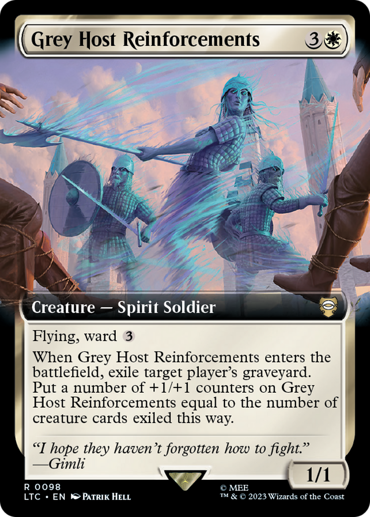 Grey Host Reinforcements (Extended Art) [The Lord of the Rings: Tales of Middle-Earth Commander] | L.A. Mood Comics and Games