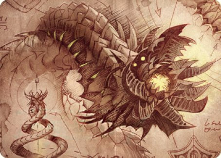 Wurmcoil Engine Art Card [The Brothers' War Art Series] | L.A. Mood Comics and Games